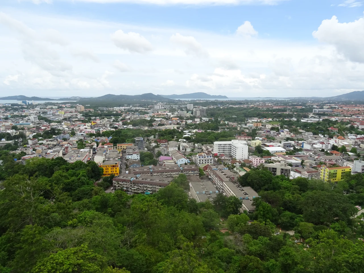 Phuket Town from Rang Hill