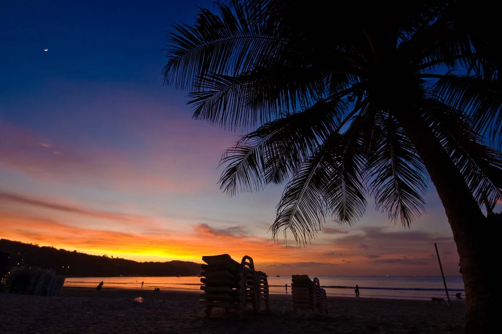 Sunset at Patong Beach